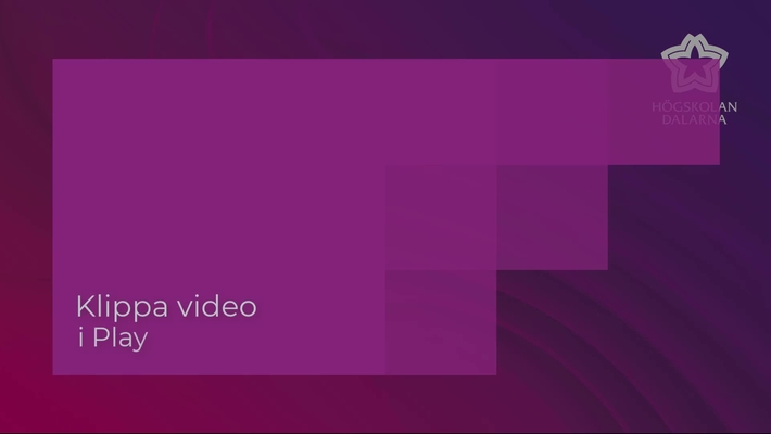 Redigering av video