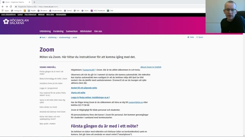 Thumbnail for Schemalägg ett möte i Zoom