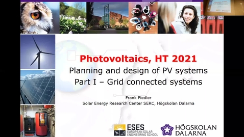 Thumbnail for AEG233 HT21 -11 Planning and sizing of PV grid-connected systems