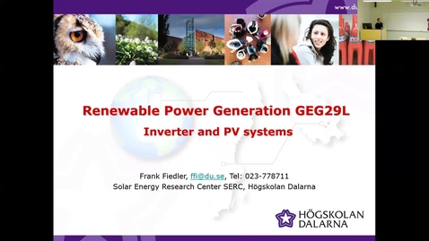 Thumbnail for 2.2 Inverters and PV systems