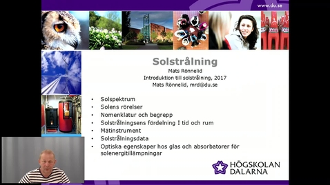 Thumbnail for Solstrålning - Part I 