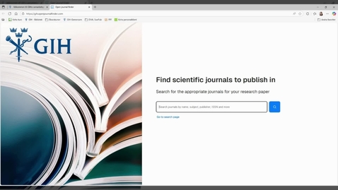 Thumbnail for Open Journal Finder