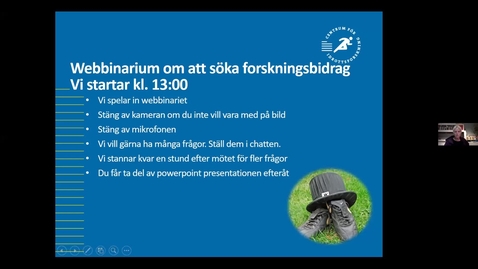 Thumbnail for Webbinarium CIF:s forskningsbidrag 2022