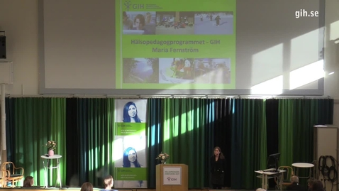 Thumbnail for 14 Undervisning i fysiologi och projekt med folkhälsoperspektiv vid GIH:s hälsopedagogsprogram