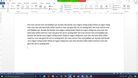 Thumbnail for Infoga bild i word