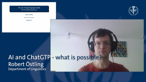 Thumbnail for AI and ChatGTP - what is possible?