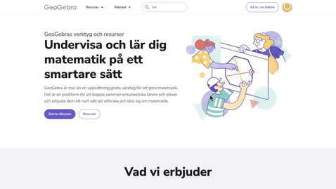 Thumbnail for Välja räknare, kolla resurser och spara favoriter