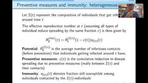Thumbnail for L11 - COVID-19 (I): Reproduction Number and Herd Immunity (1/2)
