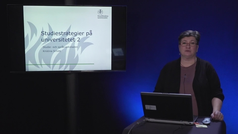 Thumbnail for Studiestrategier på universitetet 2 – sätt upp mål och planera dina studier