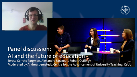 Thumbnail for Panel discussion: AI and the future of education