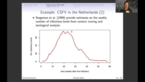Thumbnail for L02 - Simulation and Fitting of Epidemic Models (2/3)