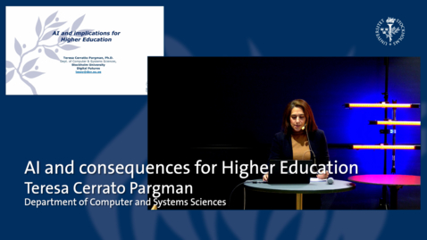 Thumbnail for AI and consequences for Higher Education