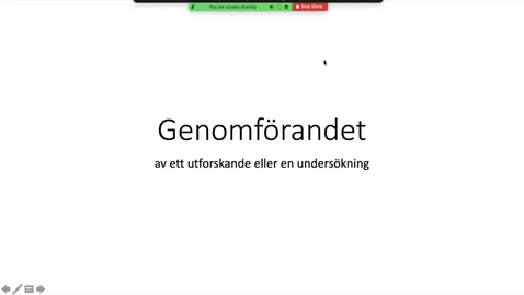 Thumbnail for Instruktion om att genomföra en undersökning