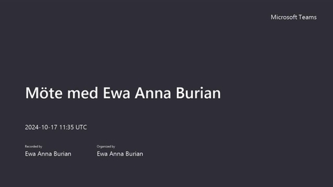 Thumbnail for Ewa Anna Burian, del 4 - Sårmodul