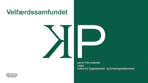 Thumbnail for Velfærdssamfundet