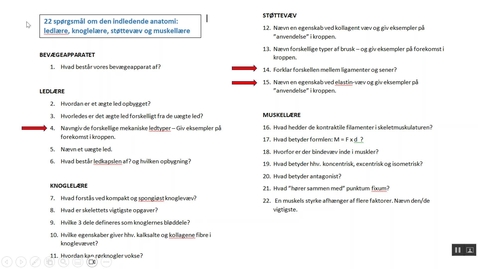 Thumbnail for kort videoopsamling af støttevæv og ledlære med thorax samlesæt