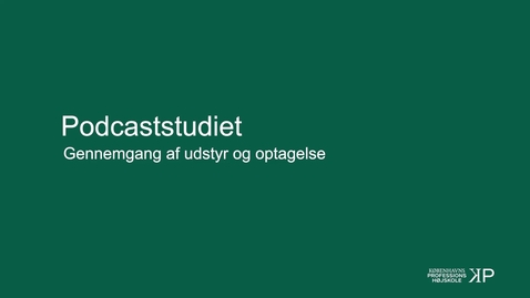 Thumbnail for Podcaststudiet - Tagensvej 18 og Campus Carlsberg