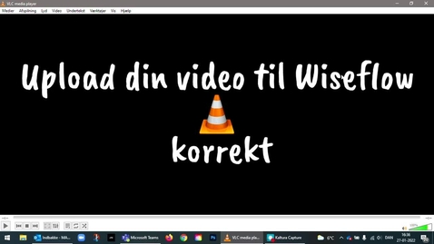 Thumbnail for Wiseflow upload