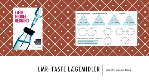Thumbnail for LMR om faste lægemidler