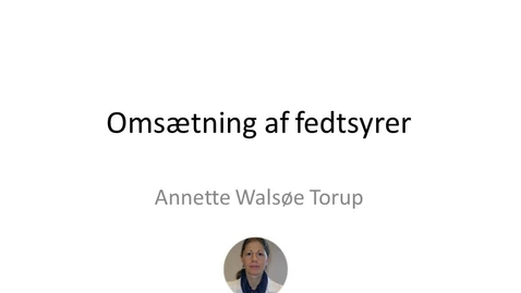 Thumbnail for Fedtsyreomsætningen