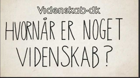 Thumbnail for 01. Videnskabsteori: Hvornår er noget videnskab?
