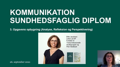 Thumbnail for 3. Opgavens opbygning Analyse, Refleksion og Perspektivering