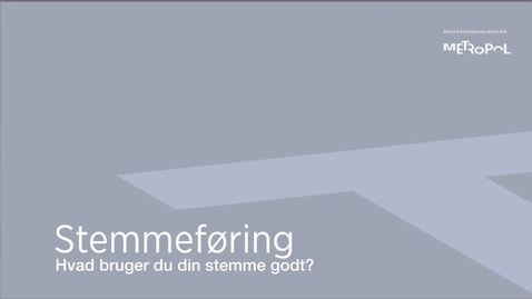 Thumbnail for Video: Stemmeføring