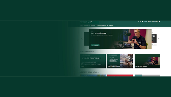 Nyt forside-design på video.kp.dk