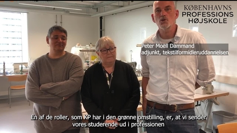 Thumbnail for Tekstilformidleruddannelsens tanker om KP's grønne rolle