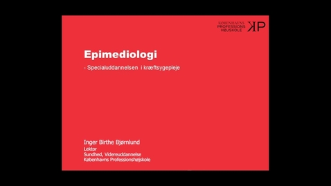 Thumbnail for Epimediologi.mp4