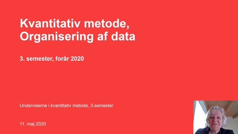 Thumbnail for 05. Kvanti 2, Organisering af data