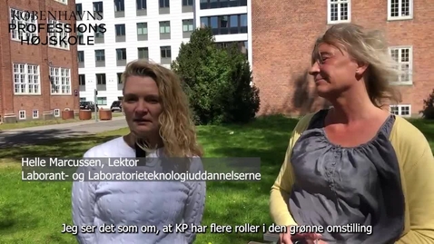 Thumbnail for KP som grøn rollemodel fra laborantuddannelsen og videreuddannelsen