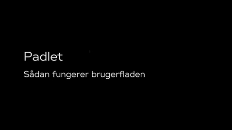 Thumbnail for Padlet - Brugerfladen