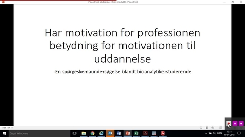 Thumbnail for Motivation og Profession-Katja Kemp Jacobsen