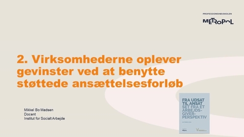 Thumbnail for Fra udsat til ansat video 2