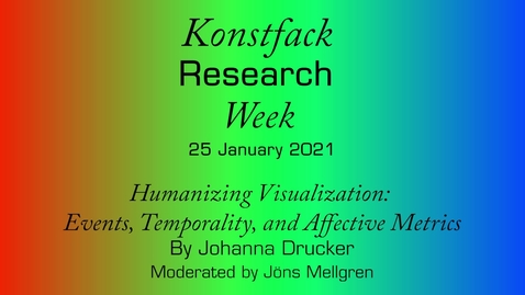 Thumbnail for Research Week 2021: Humanizing Visualization: Events, Temporality, and Affective Metrics