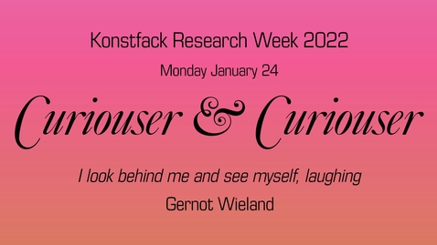 Thumbnail for Monday 3 Gernot Wieland