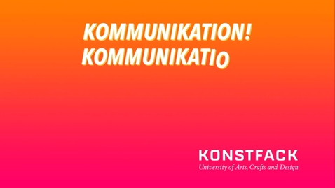Thumbnail for Kommunikation ENG 2021