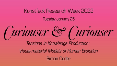 Thumbnail for TUESDAY Simon Ceder