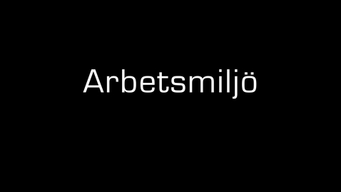Thumbnail for Arbetsmiljö SV 2021