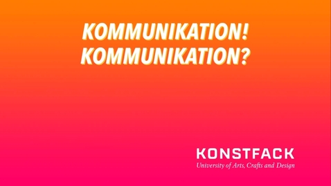 Thumbnail for Kommunikation SV 2021