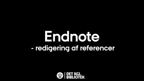 Thumbnail for Redigering af reference