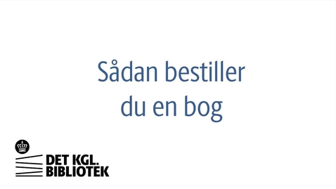 Thumbnail for Bestil en bog