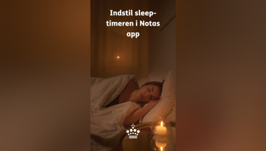 Nota Short - Indstil sleep-timeren i Notas app [version03]