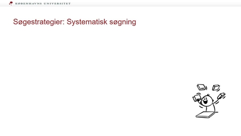 Thumbnail for søgeprocessen systematisk del 4