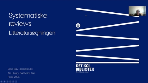 Thumbnail for Systematiske reviews del 1