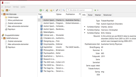 Thumbnail for Introduktion til Zotero (5)