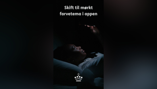 Nota Short - Skift til mørkt farvetema i appen [version02]