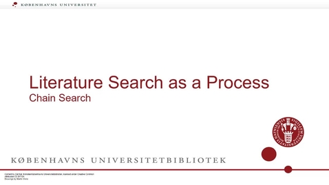 Thumbnail for The Search process chain search part 3