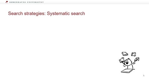 Thumbnail for The Search process systematic search part 4